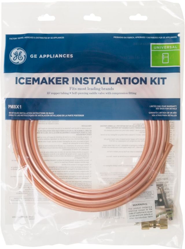 GE® 15' Copper Icemaker Water Line Kit-2