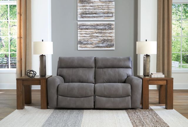 Signature Design by Ashley® Next-Gen DuraPella 2-Piece Slate Power Reclining Sectional Loveseat-2