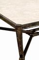 Century® Andalusia Stone Top Rectangular Dining Table with Iron Base-2