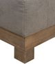 International Furniture Direct Samba Almond Gray Ottoman-1