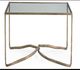 A.R.T. Furniture® Leoni Glass Top End Table with Bronze Base-0