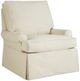 Craftmaster® Customizable Soft Haven Swivel Chair with Slipcover-3