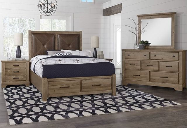 Artisan & Post by Vaughan-Bassett Cool Rustic Stone Gray 7-Drawer Dresser-1