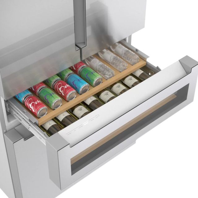 Bosch® 800 Series 36 in. 20.5 Cu. Ft. Stainless Steel Counter Depth French Door Refrigerator-5