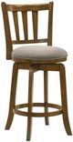 Armen Living Wren 2-Piece Sepia Brown/Static Gray Counter Stool Set-0