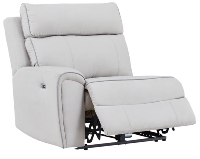 Signature Design by Ashley® Grafton Pike 7-Piece Ash/Pearl Power Reclining Curved Sectional with Storage Consoles-3