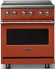 Viking® 5 Series 30" Spiced Cider Pro Style Electric Range with Polished Chrome Trim-0