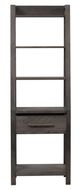Liberty Furniture Modern Farmhouse Dusty Charcoal Leaning Bookcase-1