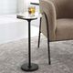 Uttermost® Forge Crystal Top Accent Table with Rustic Brown Base-1