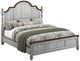 Flexsteel® Plymouth® Distressed Graywash California King Panel Bed-0