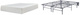 Sierra Sleep® by Ashley® Chime 2-Piece 12" Memory Foam and Better than a Boxspring Foundation Queen Mattress Set-0
