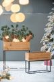 A & B Home 2-Piece Black/Brown Box with Stand Set-5