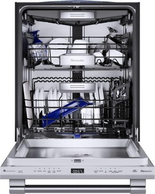 Thermador® Star Sapphire® 24" Stainless Steel Top Control Built In Dishwasher-2