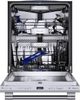 Thermador® Sapphire® 24" Stainless Steel Top Control Built In Dishwasher-1