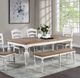 Winners Only® Augusta Rustic Brown/White Dining Side Chair-1