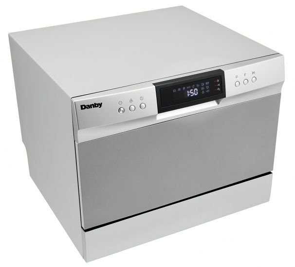 Danby® 22" Stainless Steel Countertop Dishwasher-2