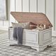 Liberty Furniture Magnolia Manor Antique White/Weathered Bark Storage Trunk-1