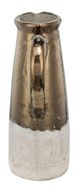 A & B Home Candia Sienna Brown/White Terracotta Pitcher-2