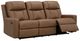 Benchcraft® Mackmenville Caramel Manual Reclining Sofa-1