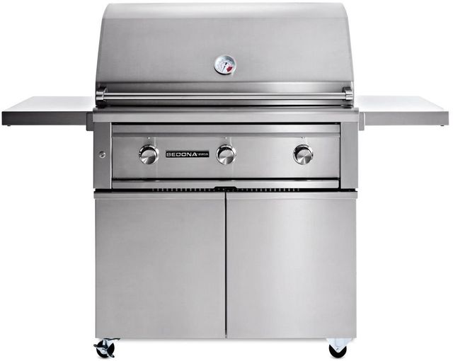 LYNX® Sedona 3-Burner Stainless Steel Freestanding Liquid Propane Grill with 1 Prosear Infrared Burner and 2 Stainless Steel Burners-0