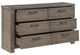 Mazin Furniture Longview Gray Dresser-2