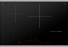 Bosch® 800 Series 30" Black/Stainless Steel Induction Cooktop