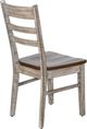 Sunny Designs™ Homestead Hills Alpine Gray/Tobacco Leaf Ladderback Side Chair-3
