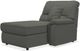 La-Z-Boy® Aspen Charcoal La-Z-Time® Left-Arm Reclining Chaise-0