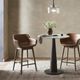 Four Hands Hannah Amber Ash/Sonoma Chestnut Swivel Bar Stool-1