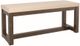 Canadel® Canadel Cognac Washed Upholstered Bench-0