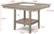 Crown Mark Fulton Beige Counter Height Dining Table-2