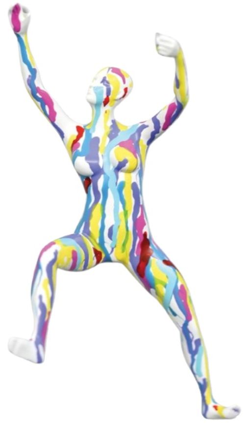 Classy Living Off the Wall Vivid Multicolor Modern Woman Wall Art-0