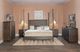 Modus Furniture Koko Minx Queen Upholstered Poster Bed-1