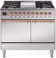 Ilve® Nostalgie II Series 40" Stainless Steel Pro Style Dual Fuel Range-0