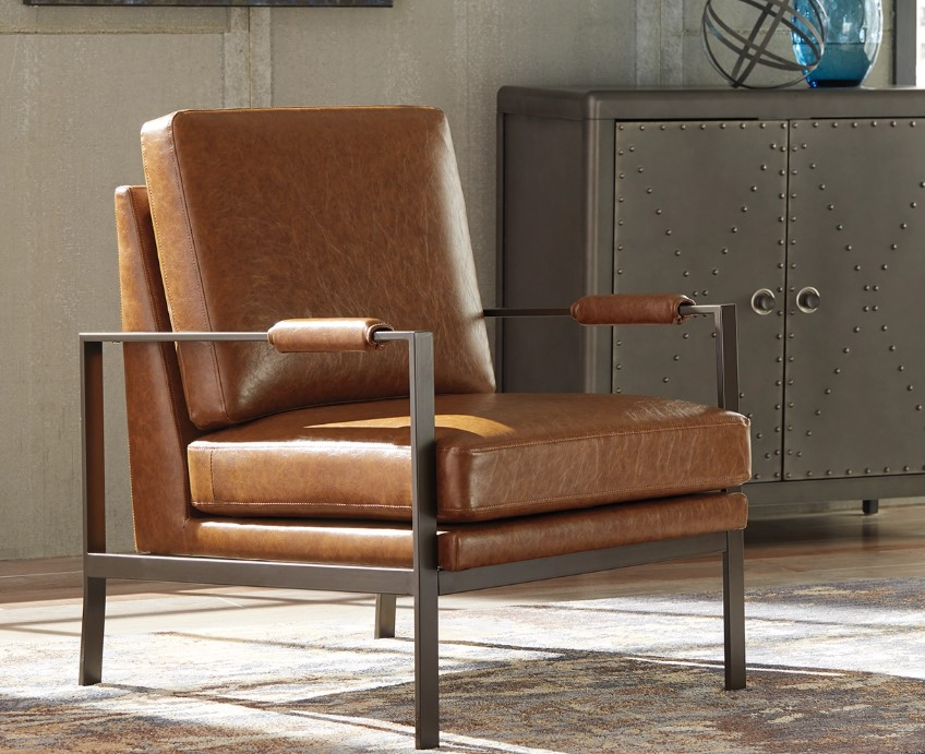 Signature Design by Ashley Peacemaker Brown Accent Chair - Thumbnail 2