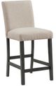 Coaster® Alba 2-Piece Beige/Charcoal Gray Dining Counter Stool Set-3