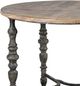 Forty West Jefferson Brown Accent Table with Black Base-3