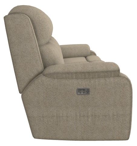 La-Z-Boy® Dorian Oatmeal Power Reclining Sofa with Headrest and Lumbar-2