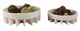 Sagebrook Home Ersatz 2-Piece White Tray Set-4