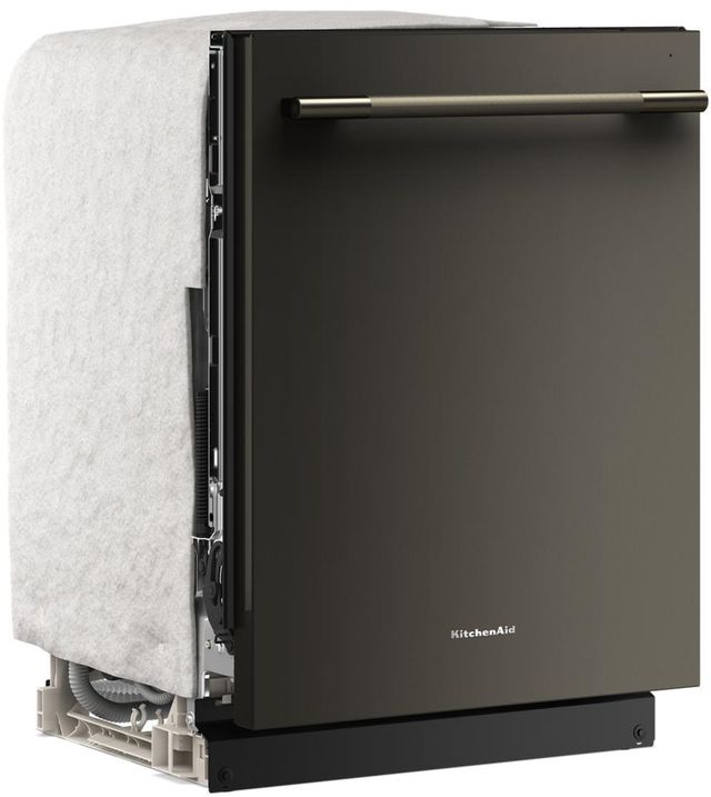 KitchenAid® 24" Black Ore Third Level Jet Rack Top Control Built-In Dishwasher with 40+ Total Wash Jets-3