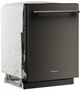 KitchenAid® 24" Black Ore Third Level Jet Rack Top Control Built-In Dishwasher with 40+ Total Wash Jets-3