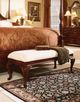 American Drew® Cherry Grove Beige/Cherry Bed Bench-1