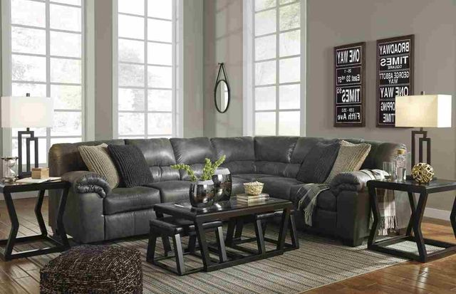 Signature Design by Ashley® Bladen 3-Piece Slate Right-Arm Facing Sectional-2