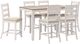 Signature Design by Ashley® Skempton 7-Piece Light Brown/White Counter Height Dining Set-0