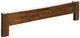 International Furniture Direct Parota Brown California King Platform Bed Footboard with Rails-0