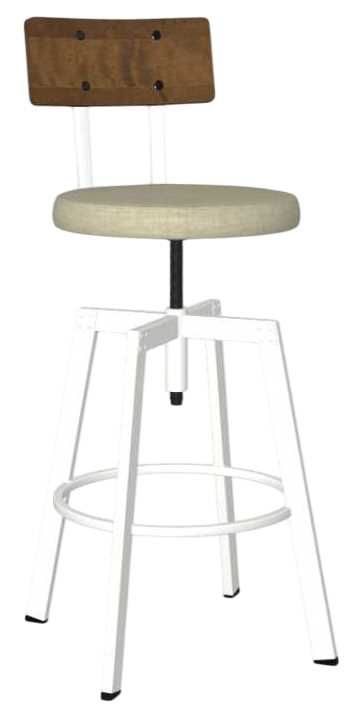 Amisco Customizable Architect Backrest Adjustable Stool-1