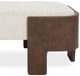Classic Home Janya Brown/Oat Cream Accent Bench-4