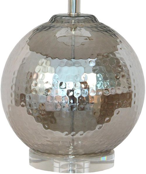 Decor-Rest® Furniture LTD Pluto 2-Piece Polished Mercury Table Lamp Set-1