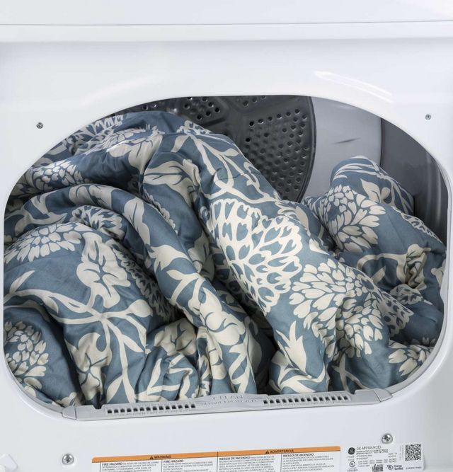 GE® 7.2 Cu. Ft. White Front Load Gas Dryer-3