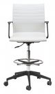 Zuo Modern Stacy Drafter White Office Chair-2